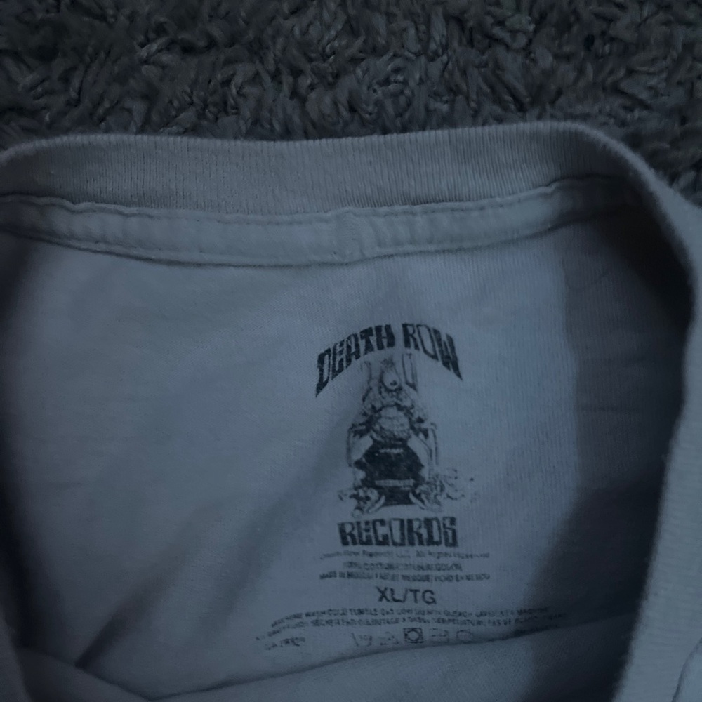 Death Row Records Tee Size XL - Picture 3 of 3